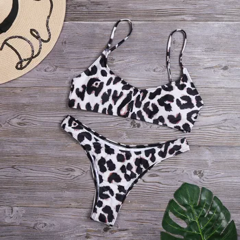 16 Barv 2020 Seksi Leopard Bikini Ženske Kopalke Ženske Kopalke dvodelne Bikini komplet Brazilski kopalke Mikro Kopalke
