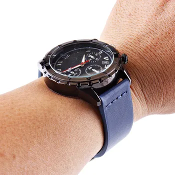 18 mm 20 mm 22 mm 24 mm Pravega Usnja Watchband za Samsung Galaxy Watch 42mm 46mm Aktivna 2 Trak Pasu za Huawei gt 2 Amazfit bip