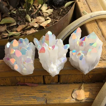 200 G Lep angel aura quartz crystal grozdov za dekoracijo