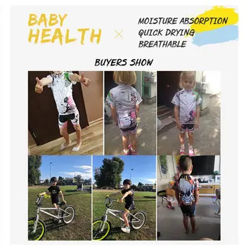 2020 Otroci Kolesarjenje Oblačila Kratek Rokav Poletni Kolesarski Dres Komplet za Fante MTB Kolo Izposoja Otrok, Bike Wear, kolesarski komplet