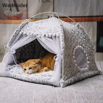 2020 Pes Šotor Brathable Toplo žival pes mačka šotor hiša psarna Udobno pes postelj za majhne pse Vrh Kakovosti Postelja Mačke