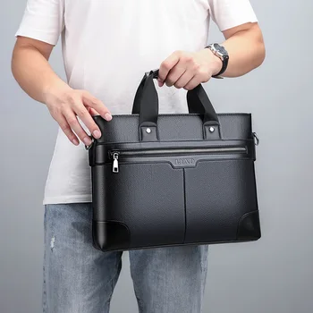 2021 Poslovna torba za Moške Aktovko PU Usnje torba Aktovke Moški Laptop Torbe Messenger Vrečke Totes Moški