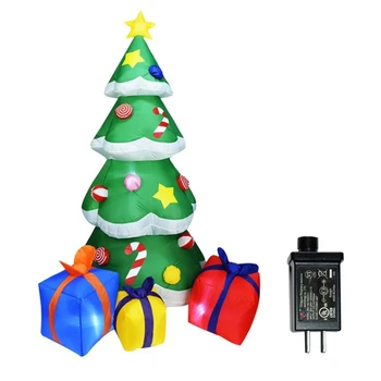 210 CM LED osvetlitev napihljivi Božično drevo črpalka zrak model piha balon igrača