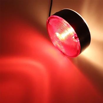 24V Avto Žarnice Strani Marker Svetlobe Dvojni Obraz Rdeča Bela signalna luč Opozorilo za Avtomobile Tovornjak Tovornjak Priklopnika,