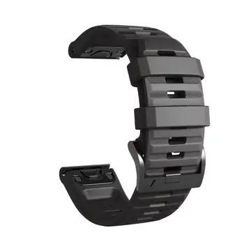 26 22 mm Watchband Za Garmin Fenix 6 6X Pro 5 5X Plus 3HR Silikonski Trak Fenix6 Fenix5 Watch Hitro Sprostitev Easyfit Pašček za Zapestje