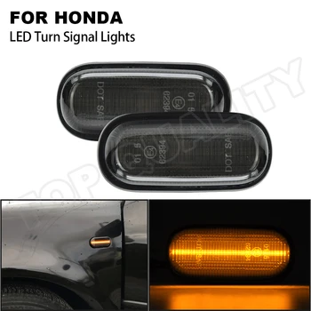 2PCS OE LED Strani Oznako Vključite Opozorilne luči Za Honda S2000 1999 - 2009 Soglasju Državljanske Uvod 1985-2001 CRX 1988-1991 Fit 2007-2010
