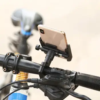 360-Stopinjski Univerzalni Kovinski Kolo, motorno kolo, motorno kolo Ogledalo Krmilo Pametni Telefon Imetnik Stojalo držalo Za iPhone, Samsung Xiaomi
