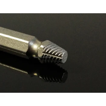 4Pcs Nastavite ZDROBLJEN VIJAK EXTRACTOR HSS zdrobljen stud ključ Potisnite zob/poškodovan/zarjavele vijak odstranitev orodje