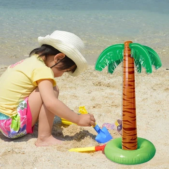 90 cm Napihljivi Tropske Palme Bazen Plaži Stranka Dekor Igrače na Prostem Dobave