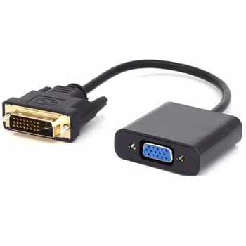 Aktivna Sam Način 1080p DVI-D 24+1 moški VGA Ženski M/F Video Kabel Adapter Pretvornik za PC, DVD, Monitor, HDTV in Projektor