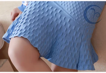ALPHALMODA 2018 Nov Pulover Pleten Vzorec + 3D Pika morska deklica Krila za Ženske Modni 2pcs Obleke Visoko Pasu Slim Krilo Določa