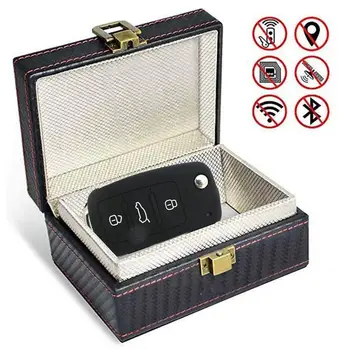 Anti Theft Faraday Polje Avto brez ključa Signal Blocker Varnost RFID Faraday Ključni Fob Zaščitnik Preprečiti Vaš Ključni Fob od tega, Da Scanne