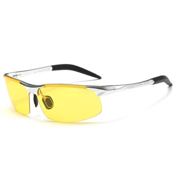 AORON Aluminija Dan Night Vision Moških Polarizirana sončna Očala Očala blagovne Znamke Original Očala Moški Design Luksuzni Vožnje