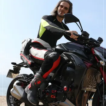 ARCX Motocikel Čevlji Visoke Kakovosti Usnja Motokros Škornji Moški Nepremočljiva Moto Škornji, Čevlji za motorno kolo Jahanje Škornji Botas Moto