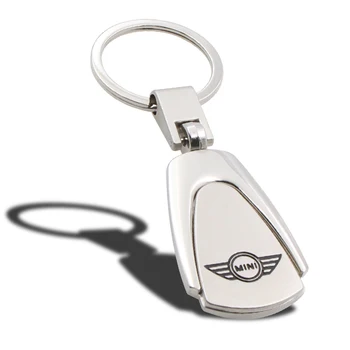 Avto Keychain Avto, Logotip, Ključne Kovinski Keychain Avto Modeliranje za Mini Coopers CABRIO DELA S sprednje glavo nazaj pokrov glave polje Značko