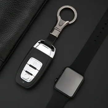 Avto Ključnih Verige Usnje Moda Cinkove Zlitine Keychain Moški Ženske Doma Key Ring Najboljše Darilo Avto Ključ za BMW