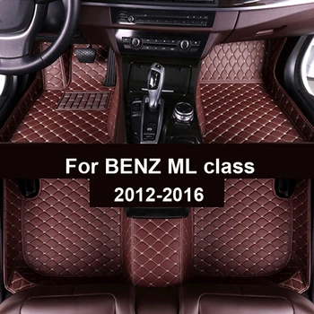 Avto predpražnike za BENZ ML-razred 2012 2013 2016 po Meri auto stopalo Blazinice avtomobilska preproga pokrov