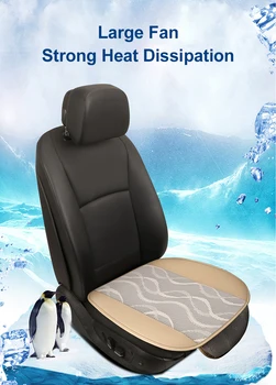 Avtomobilskih Sedežnih prevlek 3D Tri-Dimenzionalni Ledu Svile Poleti za Hlajenje Hladilne Blazine Sedeža Z Avto Polnilnik/USB Ventilatorji