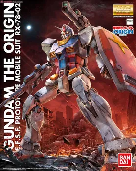 BANDAI GUNDAM MG RX-78-2 Gundam Izvora GTO Gundam model sestavljeni Anime akcijska figura, igrače, Okraski Otroci Igrače Darilo
