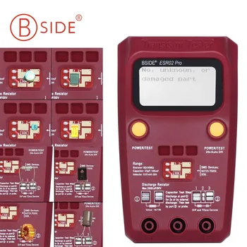 BSIDE ESR02PRO Digitalna Tranzistor Tester SMD Komponente Diode Triode Odpornost Induktivnost, Kapacitivnost Multimeter ESR Meter