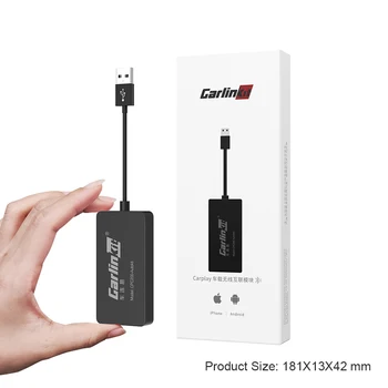 CarlinKit Carplay Brezžični Apple Carplay Ključ USB Smart Link Za Android Navigacijske Predvajalnik Mini USB Avto, Igrati z Android Auto