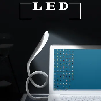 Centechia Prenosni Mini USB Led Svetilke Prilagodljivo LED Touch USB Lahka, Ultra Svetla 14LEDS za Laptop Notebook PC Računalnik