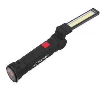 COB Delovna Svetilka LED Svetilko Vozila Popravilo Svetilk, USB Polnilne Magnetni 360 rotacijski Prenosne Luči