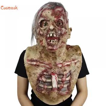 Cosmask Halloween Grozo Gnilo Zombi Iz Lateksa Masko Biokemične Pošast Krvavi Zombi Masko Taljenje Obraz Odraslih Strašljivo Masko