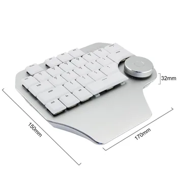 Delux T11 Brezžična Igralna Tipkovnica Mouse Combo Izbiranje Oblikovalec Mini Računalnik Keybord PC Urad Gamer Tipkovnice, Miši Kit Komplet