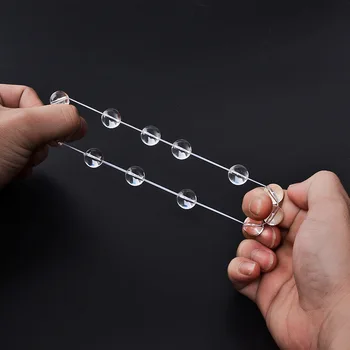 DIY Kristalno Beading Stretch Elastična Nit Kabel z Box Prozorni Jasno Krog Beading Žice/Kabel/String Nakit, Izdelava