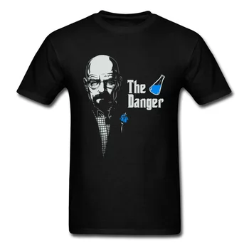 Drog Trgovec Heisenberg Breaking Bad Strup Tshirt Znak Kemikalij BlueMeth Ledu Master Moških Vrhovi T Shirt Čista Bombažna Oblačila