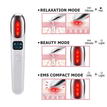 Električni Oči Massager Proti Gubam Foton Terapija Anti Aging Nego Oči Vibracije EMS Stimulacije Odstrani podočnjake Oči Vrečko