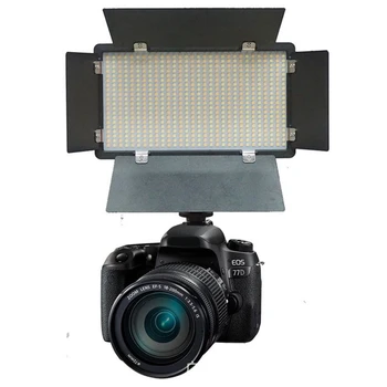 Fotografija 600 LED Kroglice Video Lučka Lučka Plošča 3300K-5600K 40W 3600LM Zatemniti za Fotoaparat, Video DV Kamere