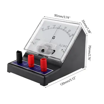 Galvanometer Znanstvenih Amper Senzor Občutljive Ampermeter Detektor Analogni -30-0-30µA