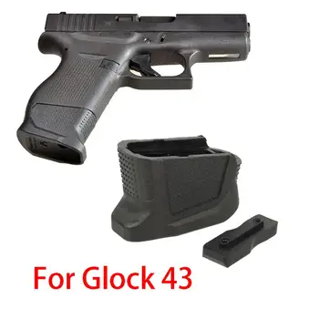 Glock43 Enhanced Revije Osnovno Ploščo Plus Podaljšek za 9 mm 6rd pištolo +2-Krog G43 Podaljša Pištolo Oprijem Pištolo Dodatki