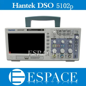 Hantek Dso5102p Digitalno Shranjevanje Oscilloscope 100mhz 2channels 1gsa/s 7
