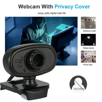 HD Webcam Mini Računalnik PC Spletna Kamera Gonilnik USB-Brezplačno Vgrajeno Dvojno Mikrofoni Za Živo Video Calling Konferenca Dela