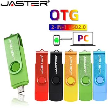 JASTER ključek USB OTG visoke Hitrosti disk 64 GB 32 GB 16 GB 8 GB 4 GB zunanji pomnilnik dvojne Vloge Micro USB ključ