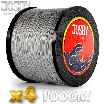 JOSBY 300M 1000M 500M 4 Sklope 8 Pramenov Večbarvni PE Pleteni Wire Multifilament Super Močan, Ribolov Line 2018 Nova