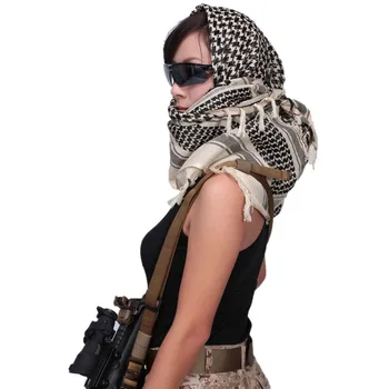 Kaffiyeh Headscarf Ženske Moški Debel Bombaž Mešanica Prostem Arabski Dežnik Toplo Ruto Skp plezanje na Prostem Športna Oprema