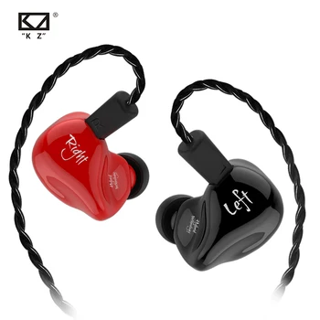 KZ ZS4 V Uho Slušalke 1DD+1BA Hibridna tehnologija Stereo bas Slušalke Zaslon šumov Čepkov za Telefone igre na Srečo