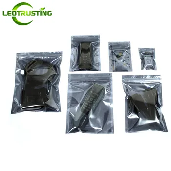 Leotrusting Anti Statični Ščit Vrečko Zip Lock ESD Anti-statični Instrument Embalaža Vrečko Samozaposlene Zapiranje Elektronska Pribor, Vreča