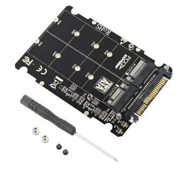 M. 2 SSD za U. 2 Adapter 2v1 M. 2 in SATA-Bus SSD da PCI-e U. 2 SFF-8639 Adapter PCIe M2 Pretvornik za Namizne Računalnike