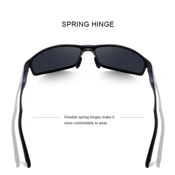MERRYS DESIGN Moških Klasične Aluminijaste Zlitine sončna Očala HD Polarizirana sončna Očala Za Moške Športe na Prostem UV400 Zaščito S8266