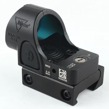 Mini RMR SRO Red Dot Področje Collimator Z Glock Univerzalni Nastavek Pogled fit 20 mm Železniškega za Airsoft / Lov
