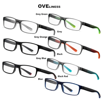Moda Optični moška očala tr90 eye glasses okvir moških Kratkovidnost Recept Jasno očala Kvadratnih Očala okvirji za očala