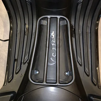 Motorno kolo Ogljika, Aluminija Spredaj Prtljažnika Nosilec Pedal Držalo za VESPA GTS 300 2017 2018 2019 Opremo Black Iver