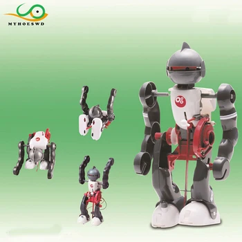 MYHOESWD Diy Robot Izobraževalne Kit Gimnastika Robot Zbiranja Igrač Izobraževalne Igrače za Otroke Znanstvenih Poskusov Električni Roboti