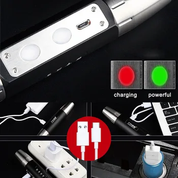 Na Prodajo USB Polnilne Jade Svetilka 365/395nm UV Luč, 4 Datoteke 3w LED UV Svetilko Zidava-v Baterije Za Denar Jade Detektor