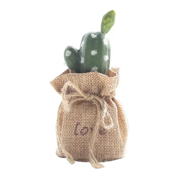 Nordijska Kaktus Vesel, Darilo Za Rojstni Dan Smolo Dekorativni Cactusese Miniaturne Figurice Dnevna Soba Office Home Okrasni Dodatki